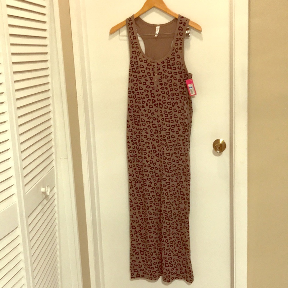 Racerback leopard print Maxi size Large